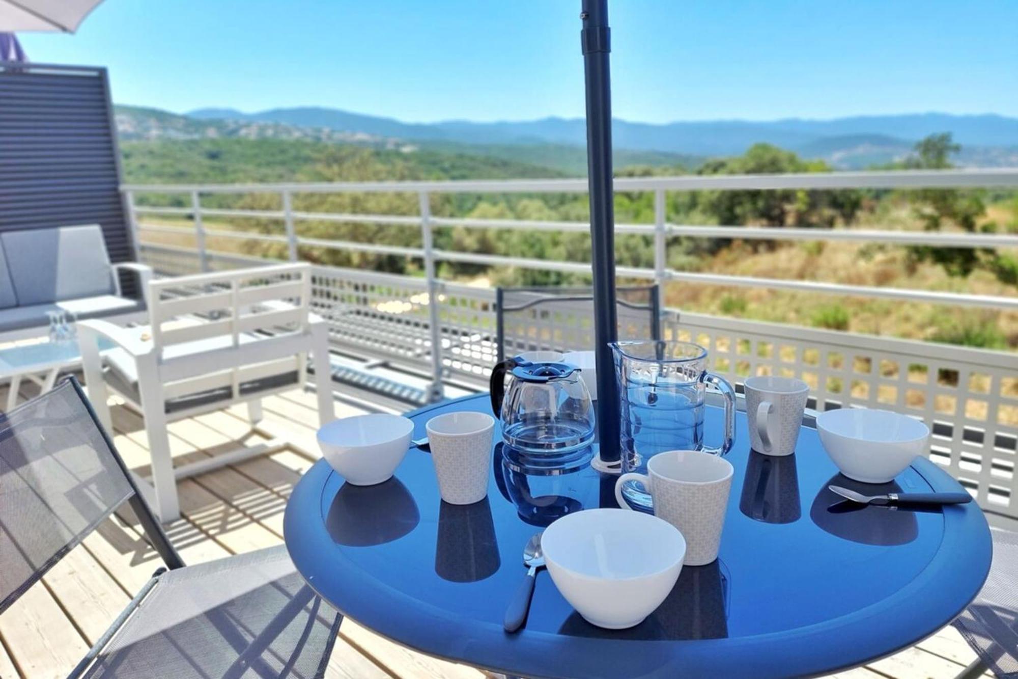 NEW ! - Appartement AMALIA - Terrasse vue mer - Wifi - Parking - PORTICCIO Porticcio  Eksteriør bilde
