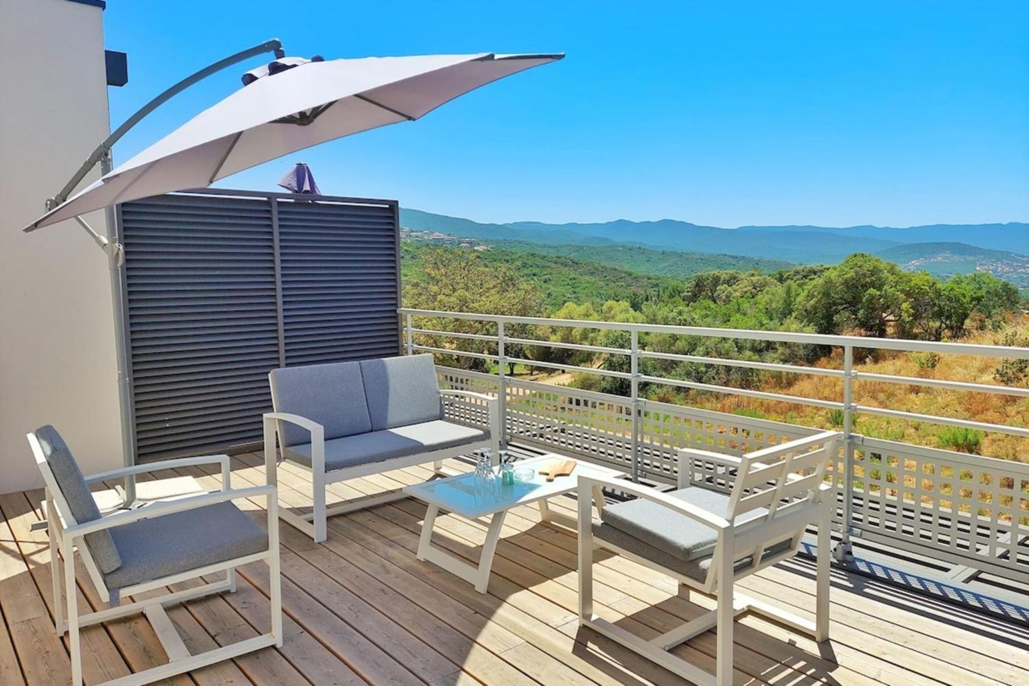 NEW ! - Appartement AMALIA - Terrasse vue mer - Wifi - Parking - PORTICCIO Porticcio  Eksteriør bilde